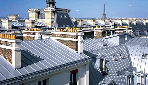 zinc roof architecture