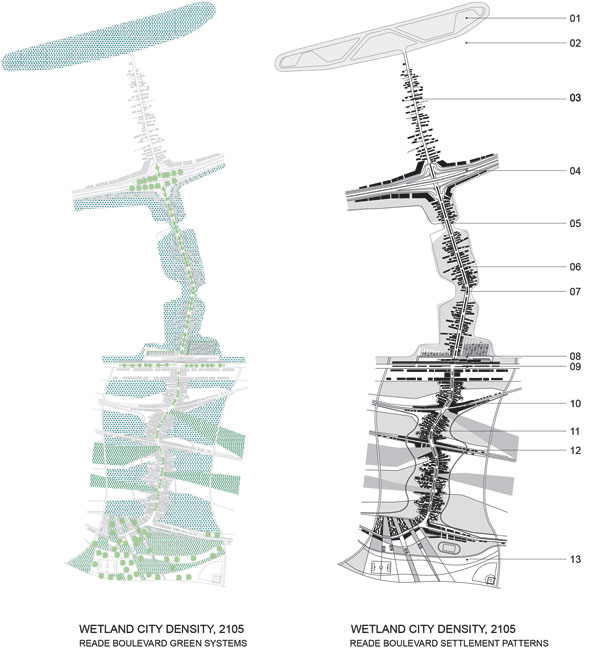 Wetland City is New York-based architecture firm LEVENBETT S’ plan for a New Orleans community that was devastated by Hurricane Katrina.