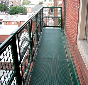 Architects specify slip-resistant metal floor components to eliminate hazards while still complying with ADA or OSHA requirements.