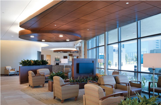 Acoustically isolated spaces in healthcare facilities help control sound transfer and protect privacy.