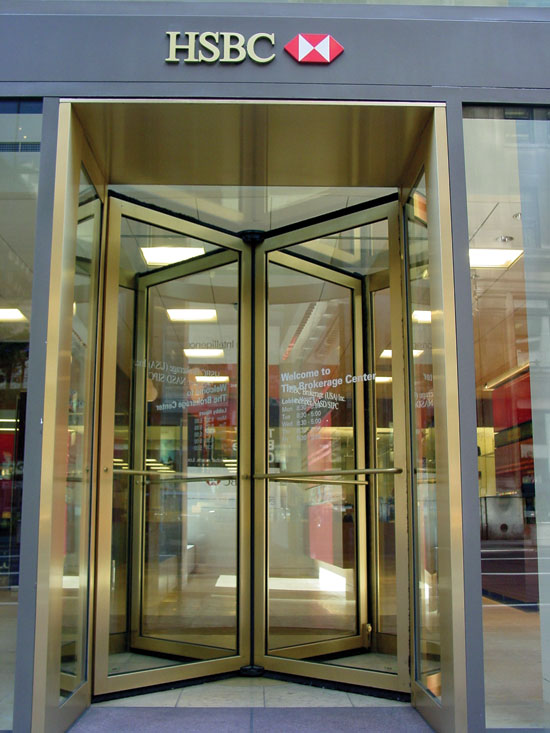 An interior keyhole connection provides a mini overhang to protect people and door from the elements.