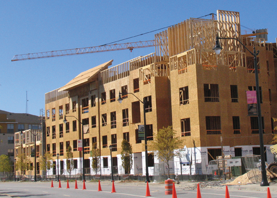 The exterior, sealed sheathing air barrier approach meets the key requirements of an effective air barrier system—i.e., that all elements (materials) be air-impermeable, that it be continuous throughout the building enclosure, structurally adequate and sufficiently rigid, and that it have a service life as long as that of the wall and roof assembly components.