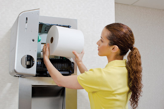 Use a Hand Dryer or Paper Towels - But Please Not Your Clothing