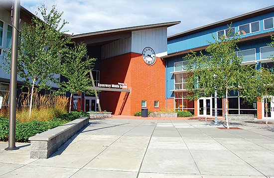 LEED Gold Federal Center South, Building 1202 – Seattle, Washington Architect: ZGF Architects; WoodWorks Commercial Wood Design Award, 2014; All of the wood used in this project was salvaged from a 1940s-era warehouse that previously occupied the site—a total of 200,000 board feet of heavy timber and 100,000 board feet of 2x6 tongue and groove roof decking.