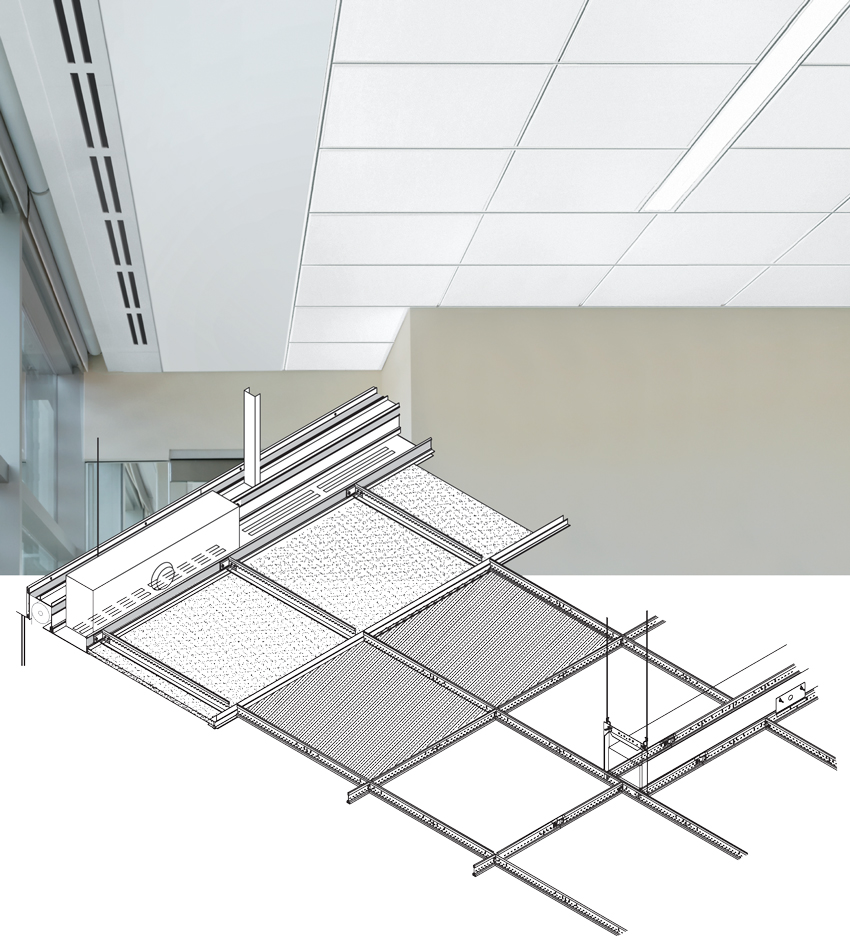 Installing Armstrong Suspended Ceiling