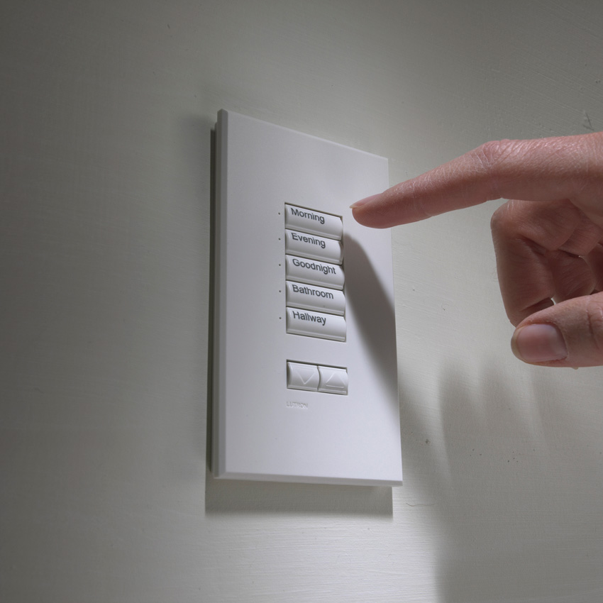 Photo of lighting controls.