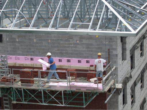 Photo of a building under construction.