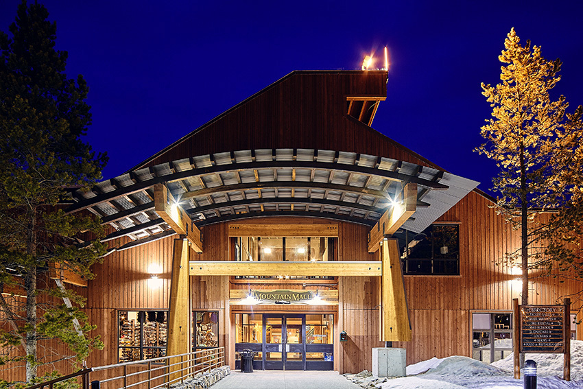 Photo of Mountain Mall front of building.