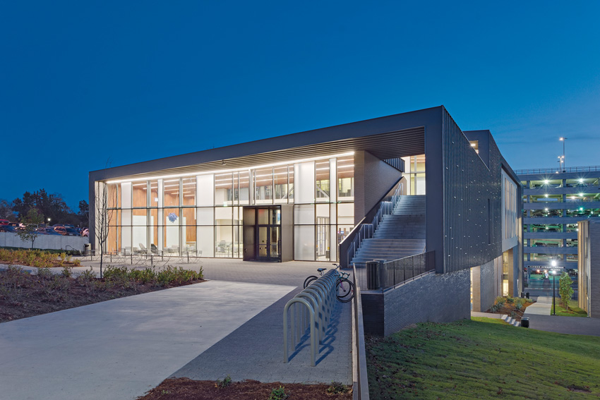 Photo of University of Arkansas Champions Hall in Fayetteville.