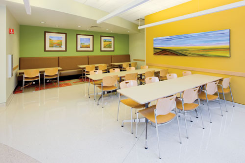 Small-scale cafeteria designed for Banner Ironwood Medical Center