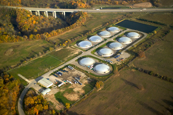 An overview of the aluminum covers for wastewater treatment at Halton Region, Ontario, Canada.
