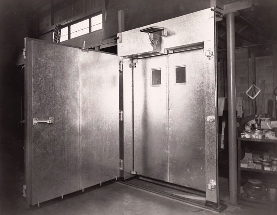 The development of cold storage facilities and the doors that go on them has evolved from the 1800s up to the present.