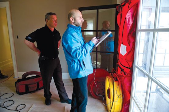 Blower door tests are the only satisfactory way to measure air tightness and highlight areas of heat loss.