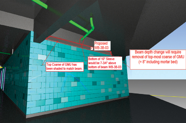 Detailed masonry models are providing meaningful data in the BIM environment.