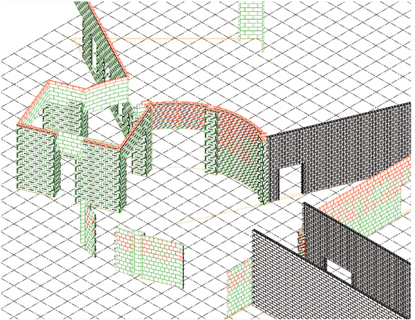 BIM can model—and help reslove—the complex geometry of a masonry project.