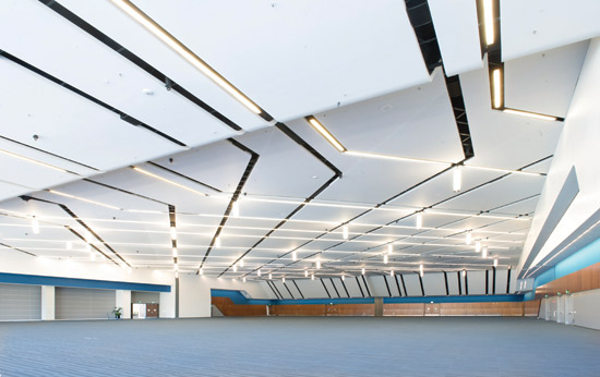 Ceilings can be designed to achieve high acoustical performance using a variety of quality materials while also contributing significantly to the overall aesthetic of interior spaces.