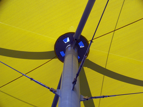 The complexity of the installation depends on the intricacy of the fabric structure.