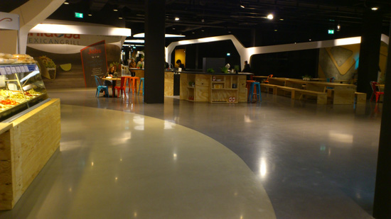Polished concrete floors can be used in a variety of building types to help contribute to green, sustainable, and healthier buildings.