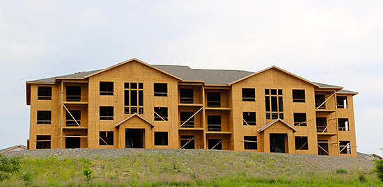 When structural panels such as plywood or oriented strand board (OSB) are properly attached to lumber floor, roof and wall framing, they form diaphragms and shear walls that are exceptional at resisting seismic forces.