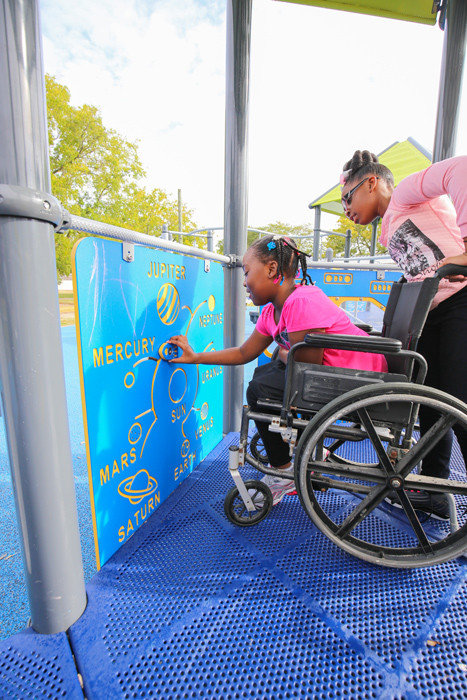  Playgrounds should be accessible to all children and inclusive of all children.