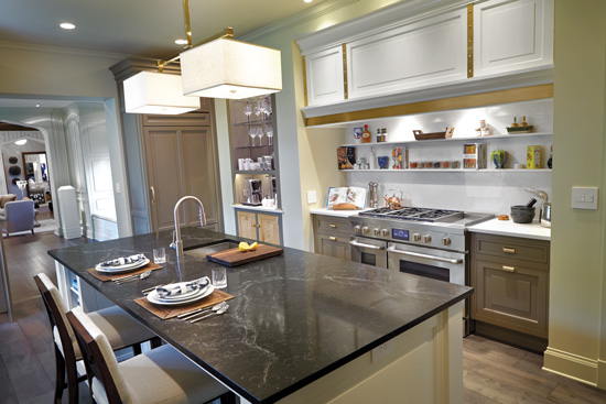 Universal design and sustainable living come together most notably in the design of efficient, accessible kitchens. 