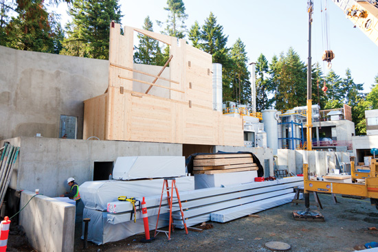 Height above ground of non-treated wood elements. Based on the U.S. model building codes and American Wood Council recommendations.