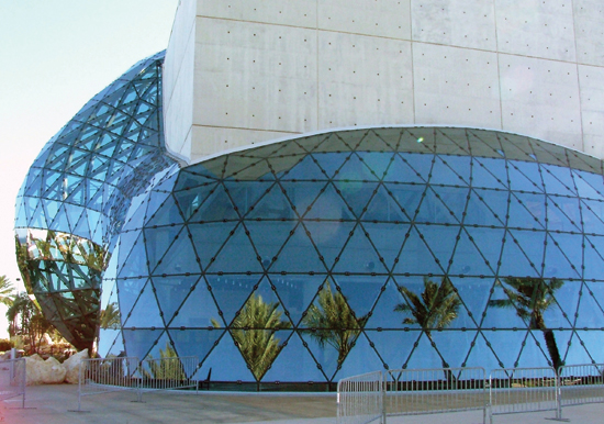 A duplex system was selected for the Salvador Dali Museum in coastal Florida.