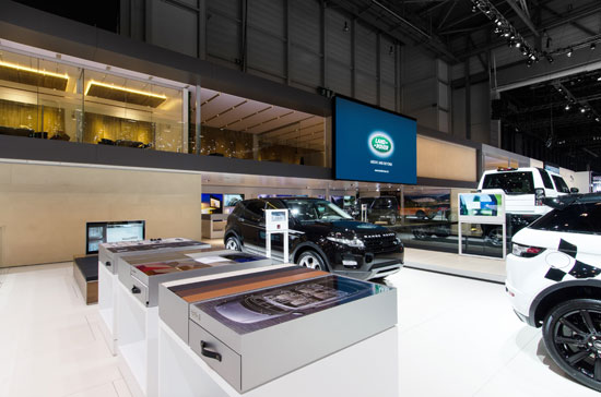 Jaguar Land Rover ‘In Residence’ global exhibition stand program