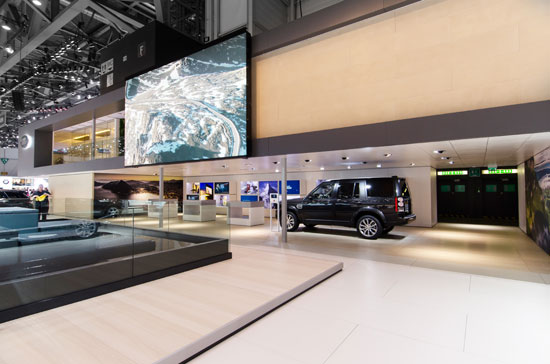 Jaguar Land Rover ‘In Residence’ global exhibition stand program