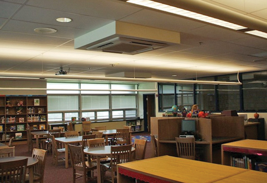 By looking at all aspects of acoustics in a classroom, including quieter HVAC systems, students can hear better, teachers can talk in normal voice tones, and learning is enhanced.