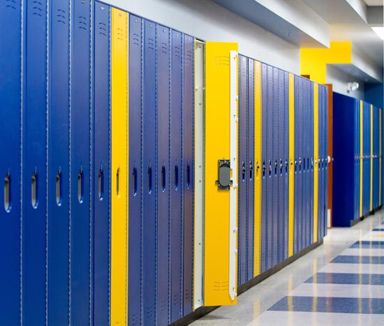 HDPE lockers have earned GREENGUARD Gold certification and are recognized as a low-emitting material.