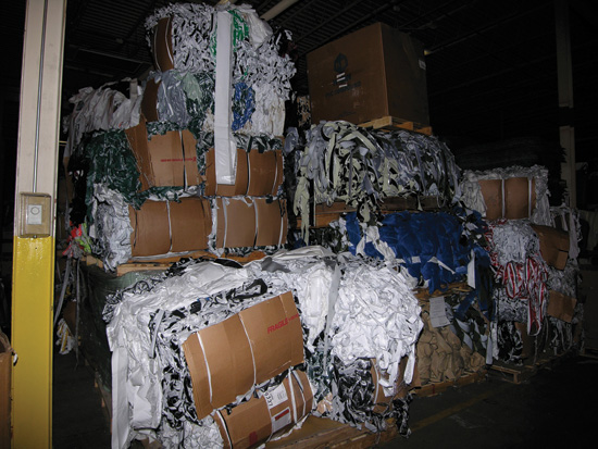 Recycling and reclamation programs earn points in the standard.