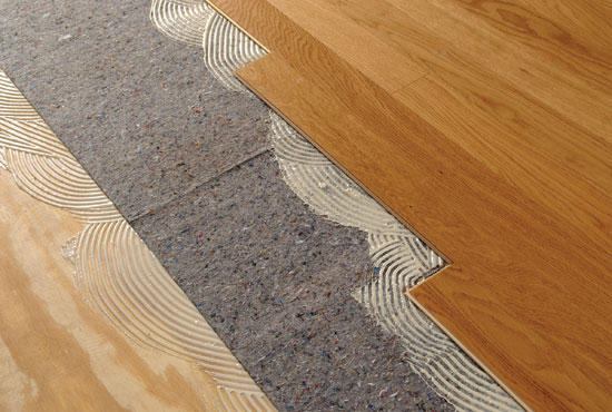 Fibrous underlayment beneath wood flooring can be a key contributor in controlling moisture and protecting the integrity of the finish flooring.