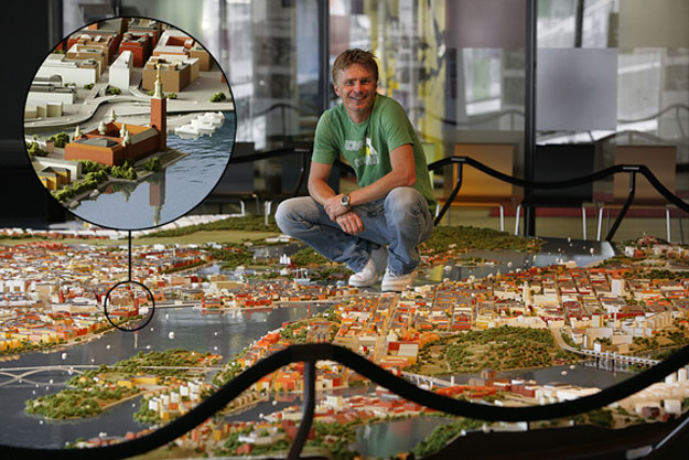 Large, detailed models can be created to scale for display purposes. Mitekgruppen (Mitekgroup), a Swedish design firm hired to create a 3D model of the city of Stockholm, Sweden, completed the project in a fraction of the normal time by using a 3D printer and Google Earth.