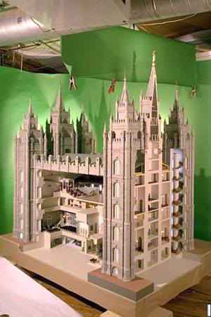 3D printers can be used to work on existing buildings such as the Salt Lake Temple in Salt Lake City, Utah, shown above.