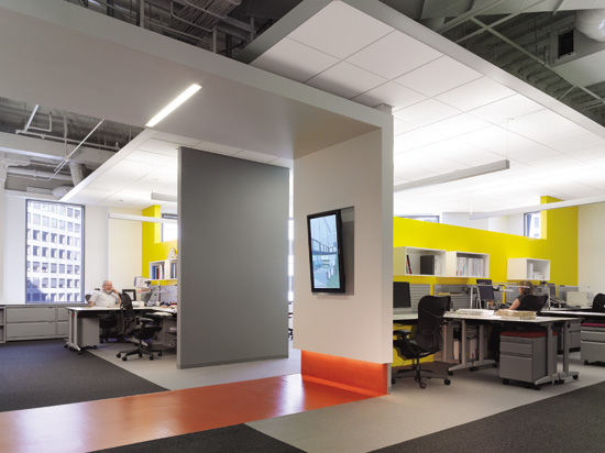 For workers to be most effective, open workspaces should accommodate needs for both collaborative and focused activities.