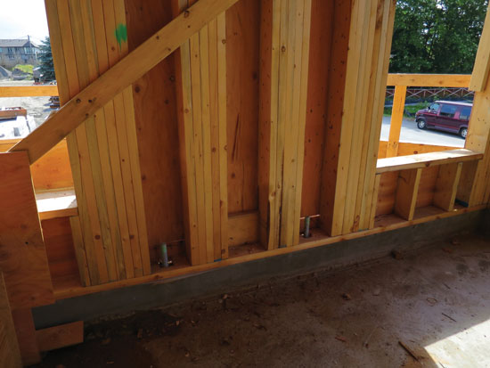 how to build a curved timber stud wall