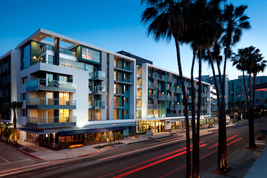 The Stella luxury development in Marina del Rey