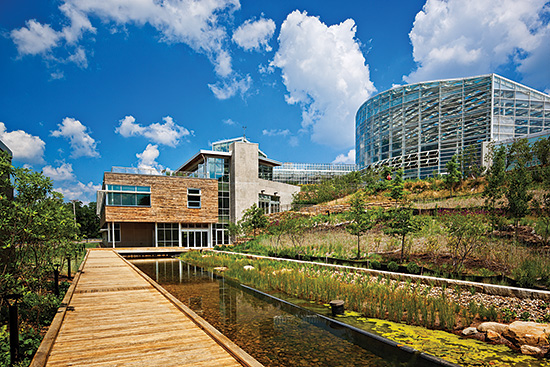 Phipps Conservatory and Botanical Gardens was the 2013 FSC Design & Build Winner for Commercial/Institutional; Architect: The Design Alliance; General Contractor: Turner Construction. 