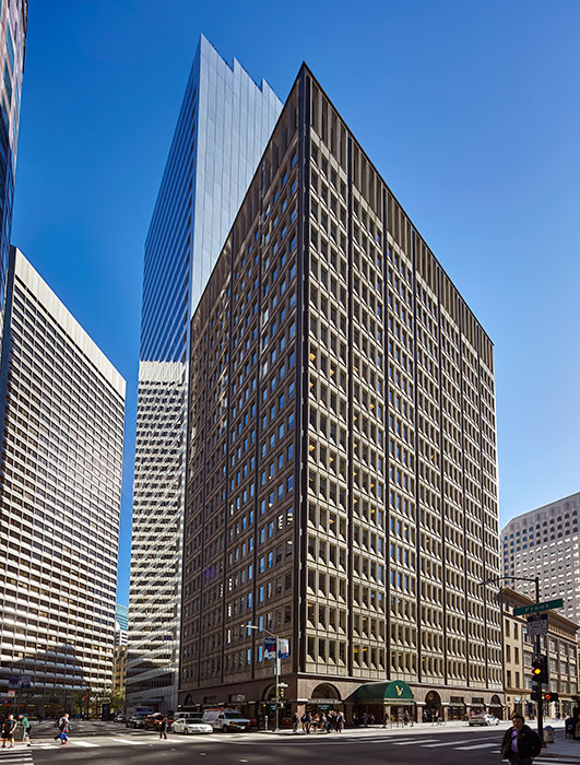 Many San Francisco high-rise buildings are equipped with elevator destination dispatch systems.