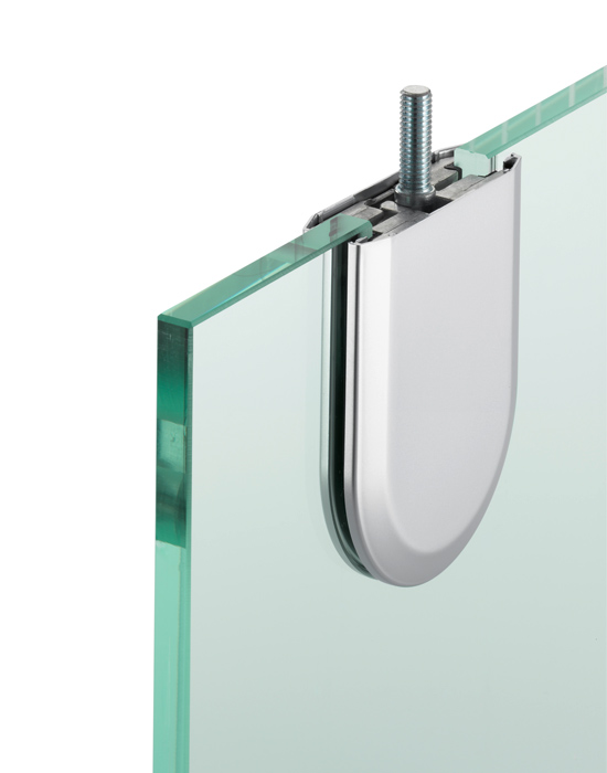 A patch fitting is one of five mounting options for sliding glass panels. 