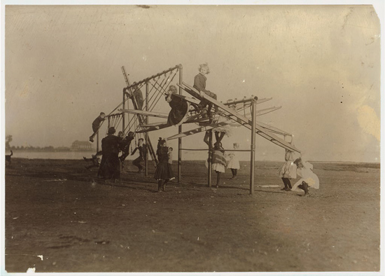  The evolution of playgrounds over the past century has been significant.