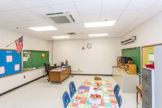 The Screven County Elementary School in Sylvania Georgia realized a 25 percent energy saving by switching from a conventional HVAC system to a VRF system.