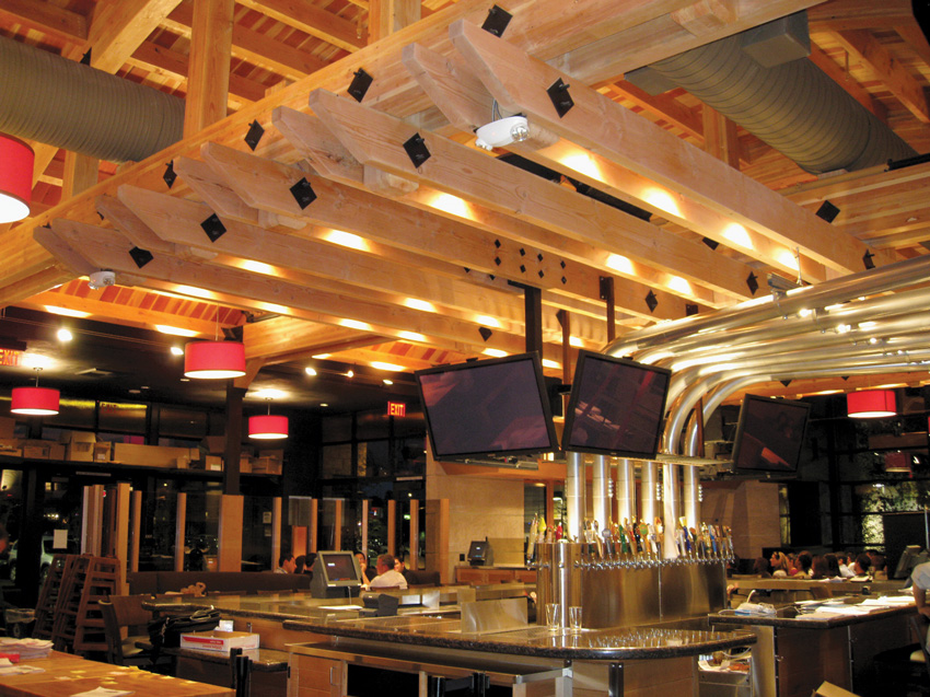 Interior photo of Yard House Bar and Grill.