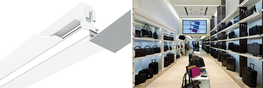 Linear lighting systems are popular in many retail and hospitality situations but can run into dimensional problems during installation. The solution can be found in field customizable end brackets, which can be trimmed or cut to suit the design or construction conditions. 