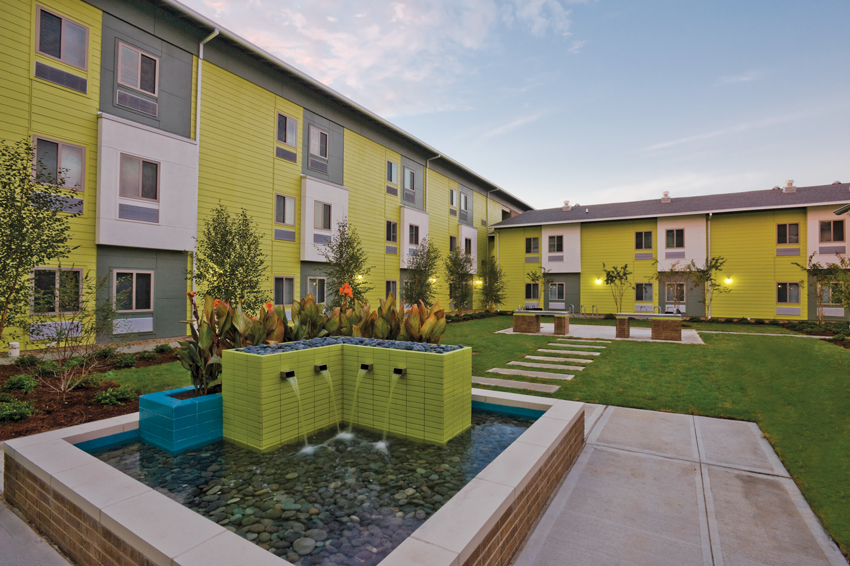 Photo of the New Hope Housing project in Houston.