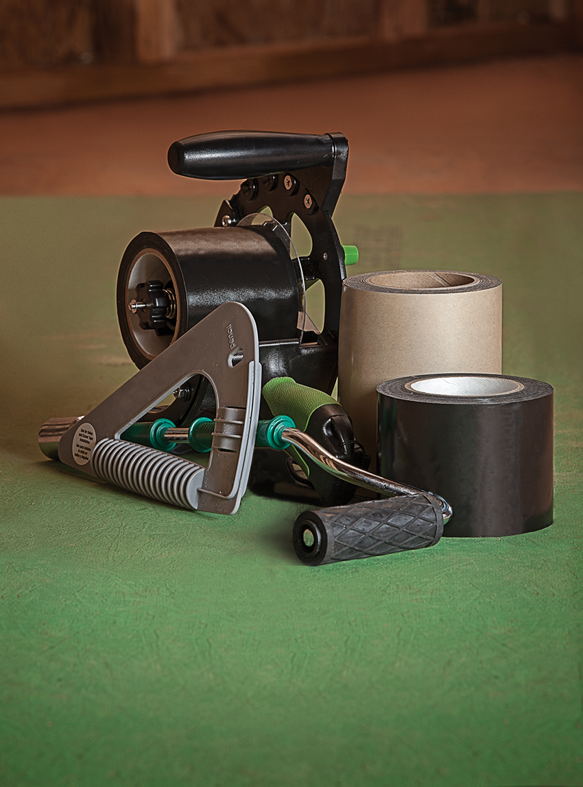 Photo of a complete roll-tape system.