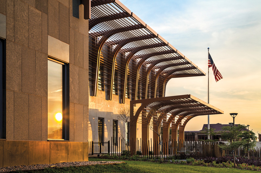 Photo of the U.S. Embassy in Bujumbura, Burundi.