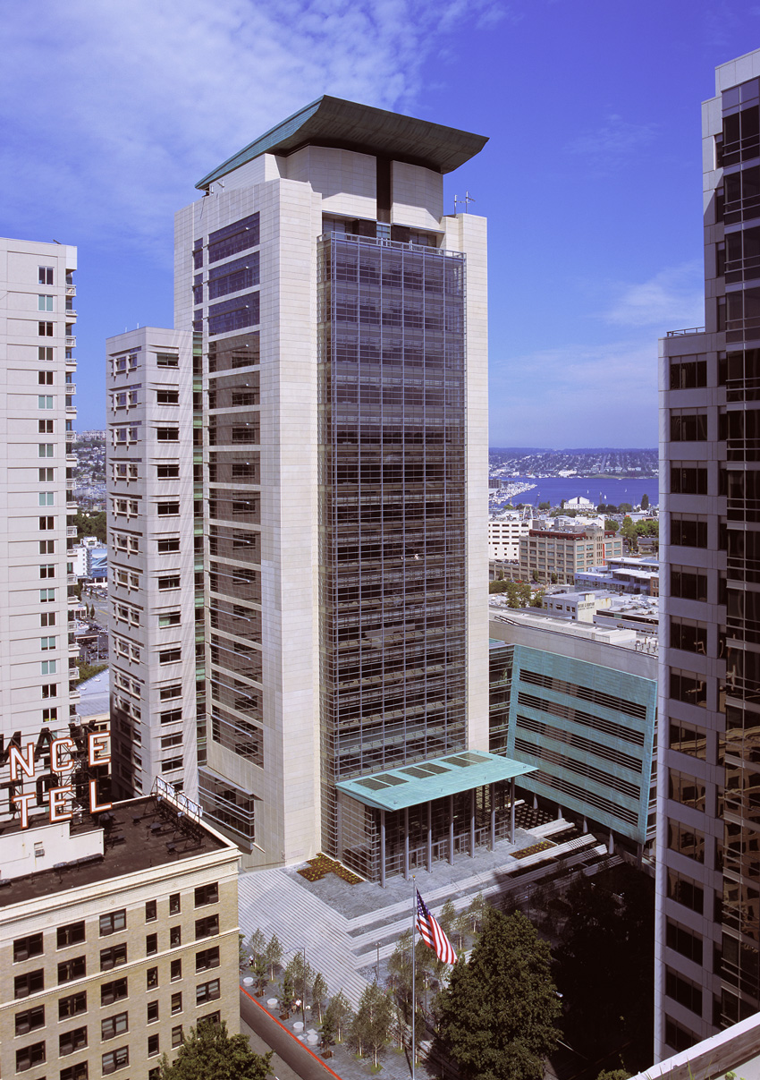 Photo of the U.S. Federal Courthouse in Seattle.