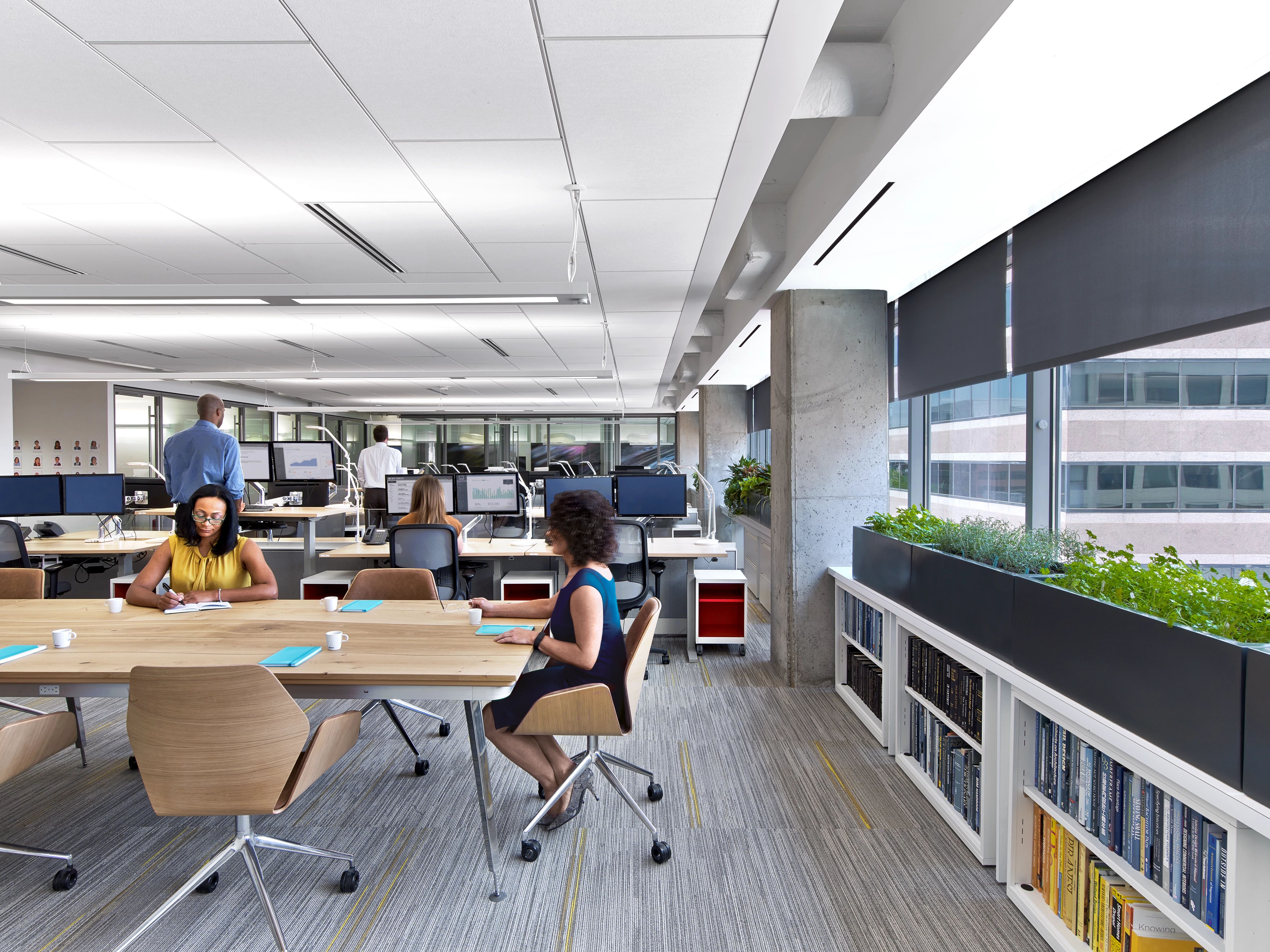 Photo of an office interior.